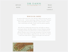 Tablet Screenshot of drdann.com